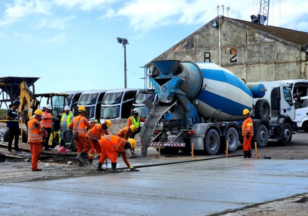 Comunicação/Portos RS - Especial DP - Primeira fase de pavimentação do Porto do Rio Grande 2