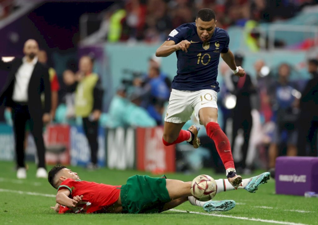Divulgação/FIFA - Franceses levaram a melhor contra marroquinos