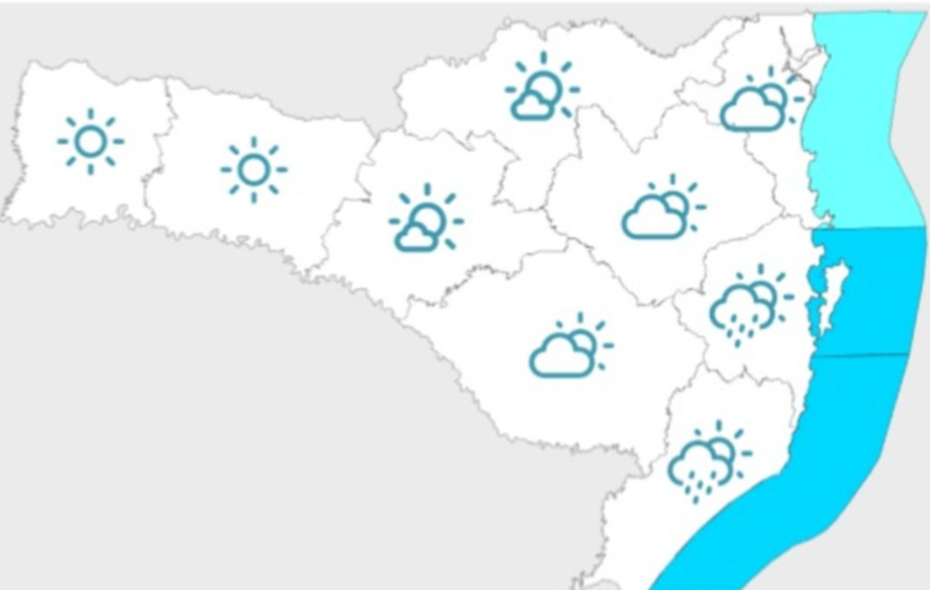 Semana começa com temperaturas altas na região