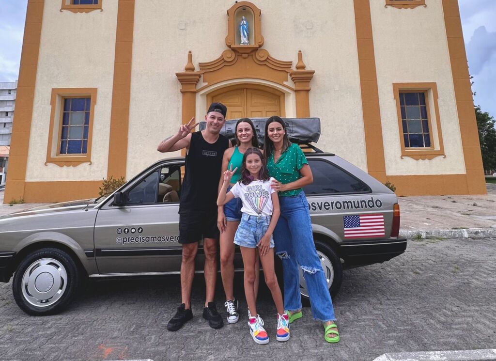 (Imagem Duda Indalêncio) - Família de Imbituba viajará para o EUA em parati quadrada