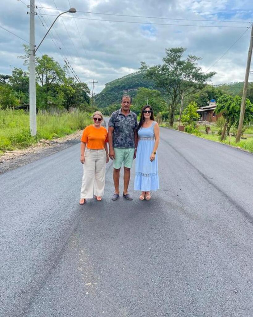 PREFEITO E VICE-PREFEITA DE MAMPITUBA VISITAM OBRAS EM ANDAMENTO NO MUNICÍPIO