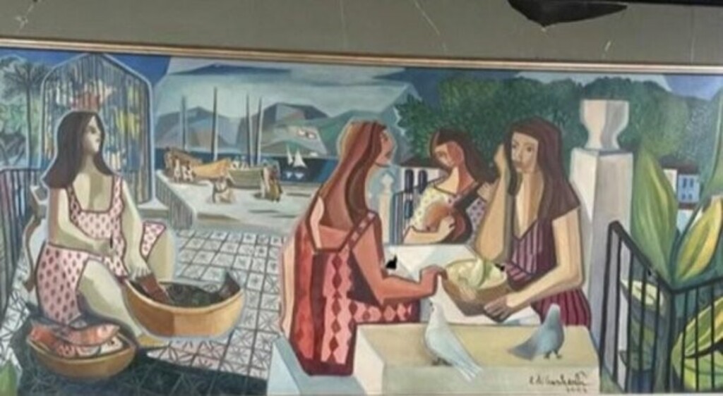  - As Mulatas, 1962, Palácio do Planalto