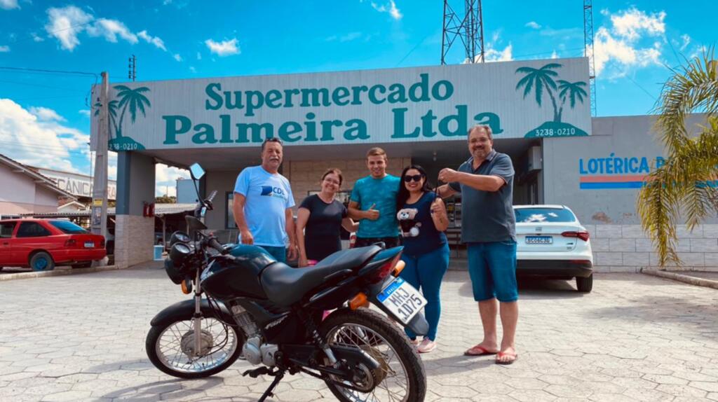 Cliente do Supermercado Palmeira foi sorteado na CDL