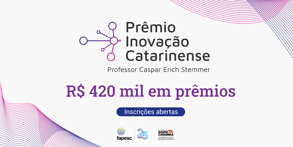 Inscrições para o Prêmio Inovação Catarinense podem ser feitas até 17 de fevereiro