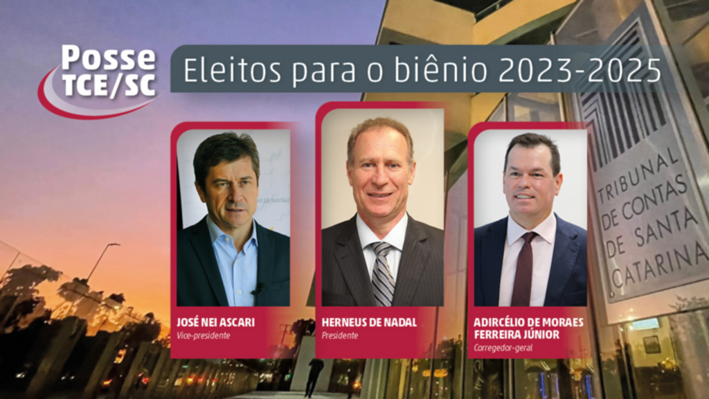 Nova diretoria do TCE/SC para o biênio 2023-2025 assume nesta segunda-feira (13/2)