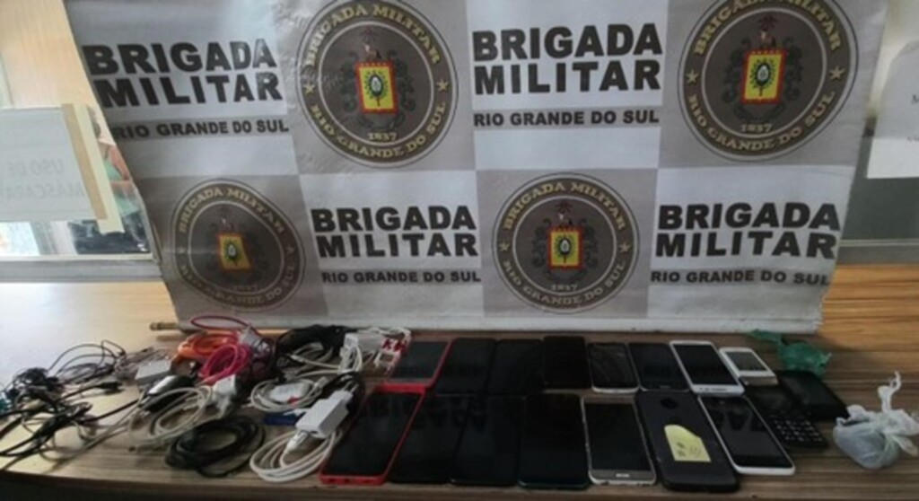 divulgação - A Brigada Militar impediu que drogas e celulares entrassem na PMEU.