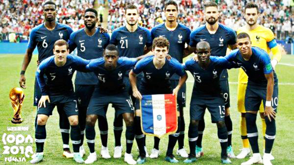 VOLTANDO NO TEMPO
França campeã da Copa do Mundo de 2018