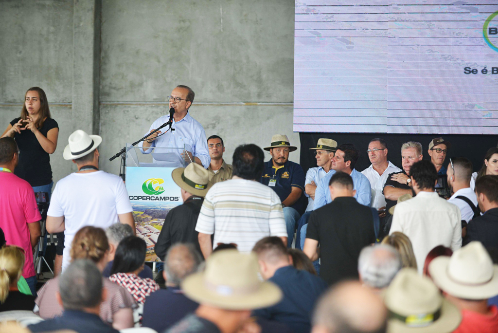 Governador lança Plano Agricultura de Baixa Emissão de Carbono durante o Show Tecnológico Copercampos em Campos Novos