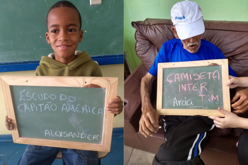 Jovens criam campanha para comunidade presentear crianças e idosos em São Sepé