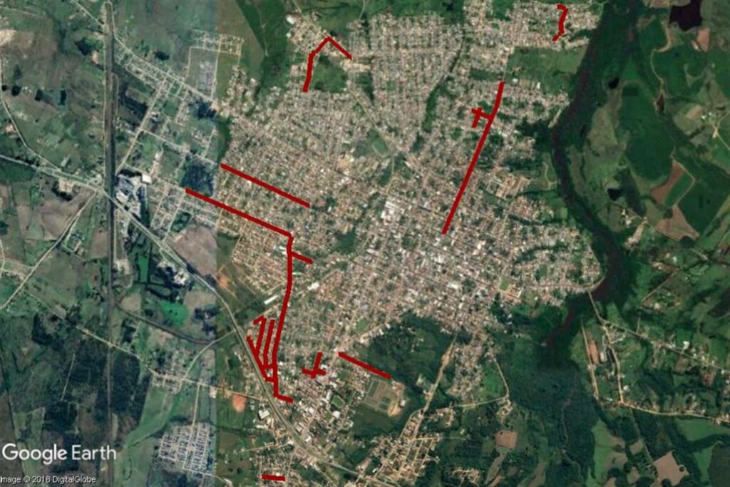 Prefeitura de São Gabriel divulga a lista das ruas que receberão pavimentação em 2019