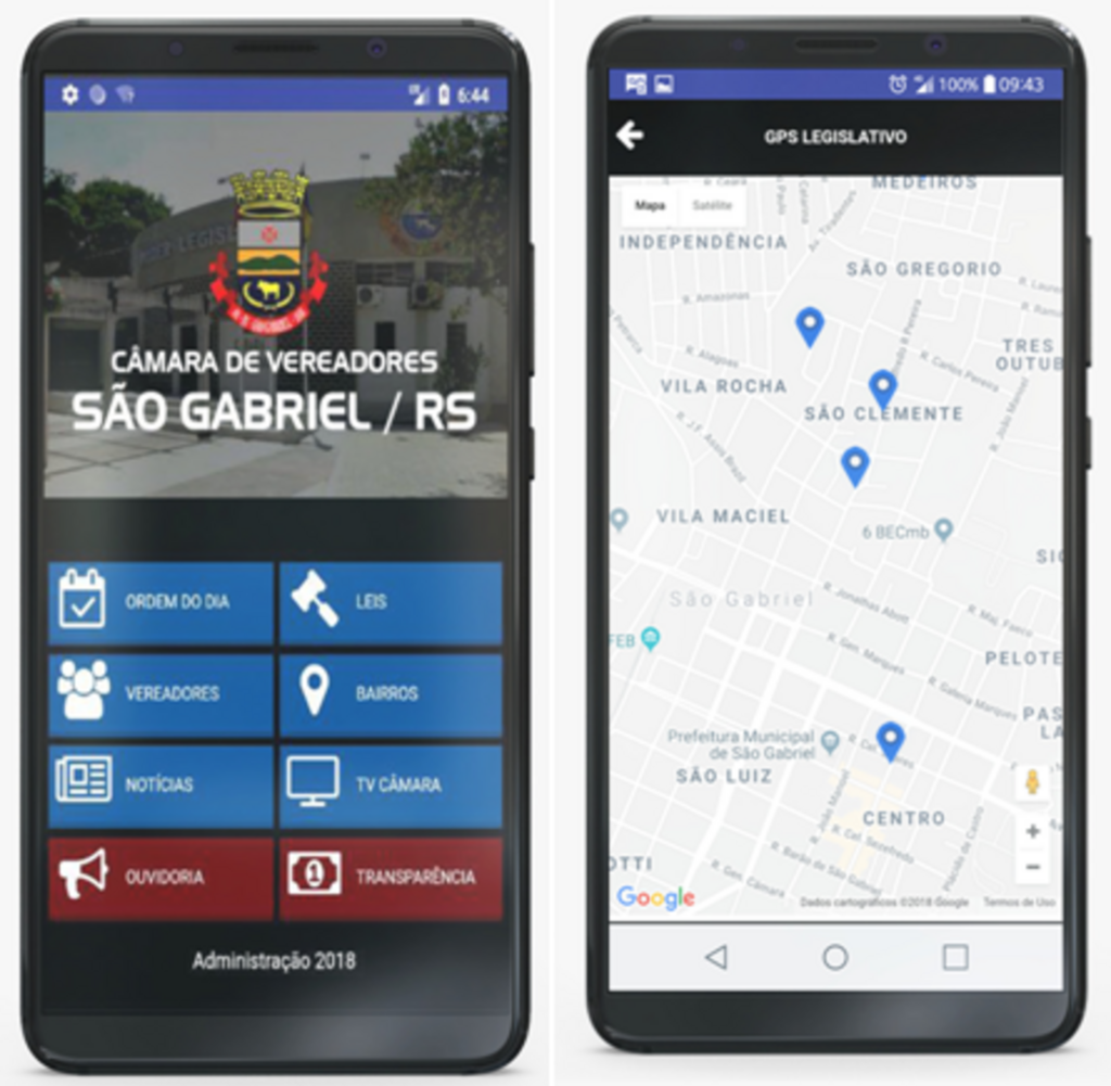 Câmara de Vereadores de São Gabriel lança aplicativo para uso da população