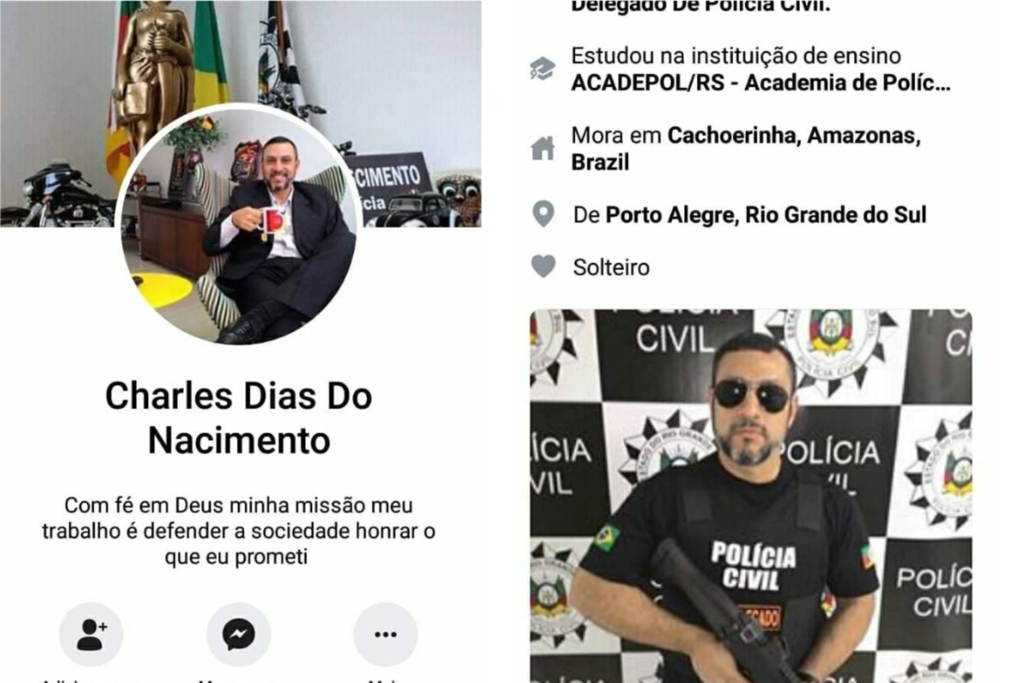 Presidiário cria perfil falso de delegado e tenta aplicar golpes em rede social