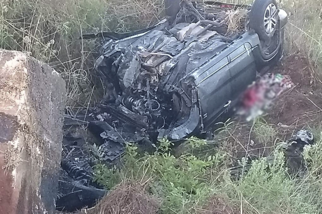 Empresário morre em acidente após carro sair de pista na BR-158