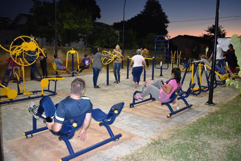 Prefeitura de Restinga Sêca inaugura novas academias ao ar livre
