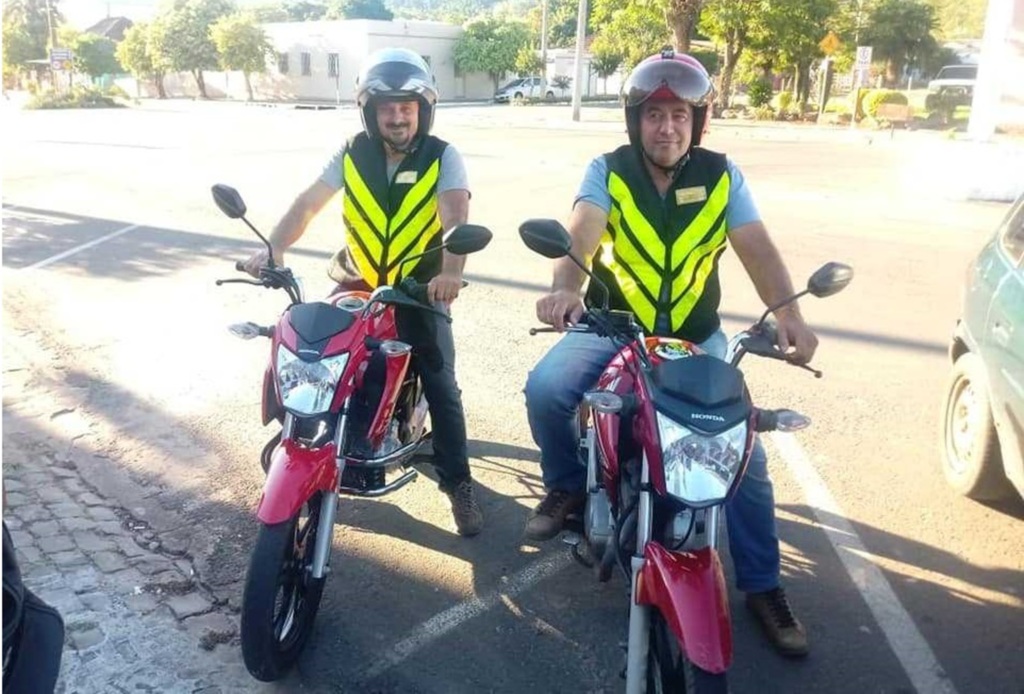 Foto: Divulgação (Prefeitura de Jaguari) - Mototaxistas já estão atuando no município.