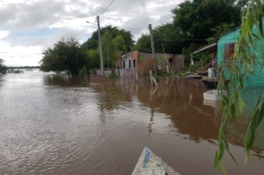 Foto: Assessoria de Imprensa de Rosário do Sul - Cheia do rio chega a 8,8m em Rosário do Sul