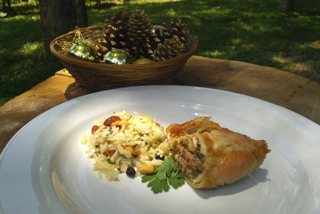 VÍDEO: como fazer um Arroz de Festa e um Involtini de Frango