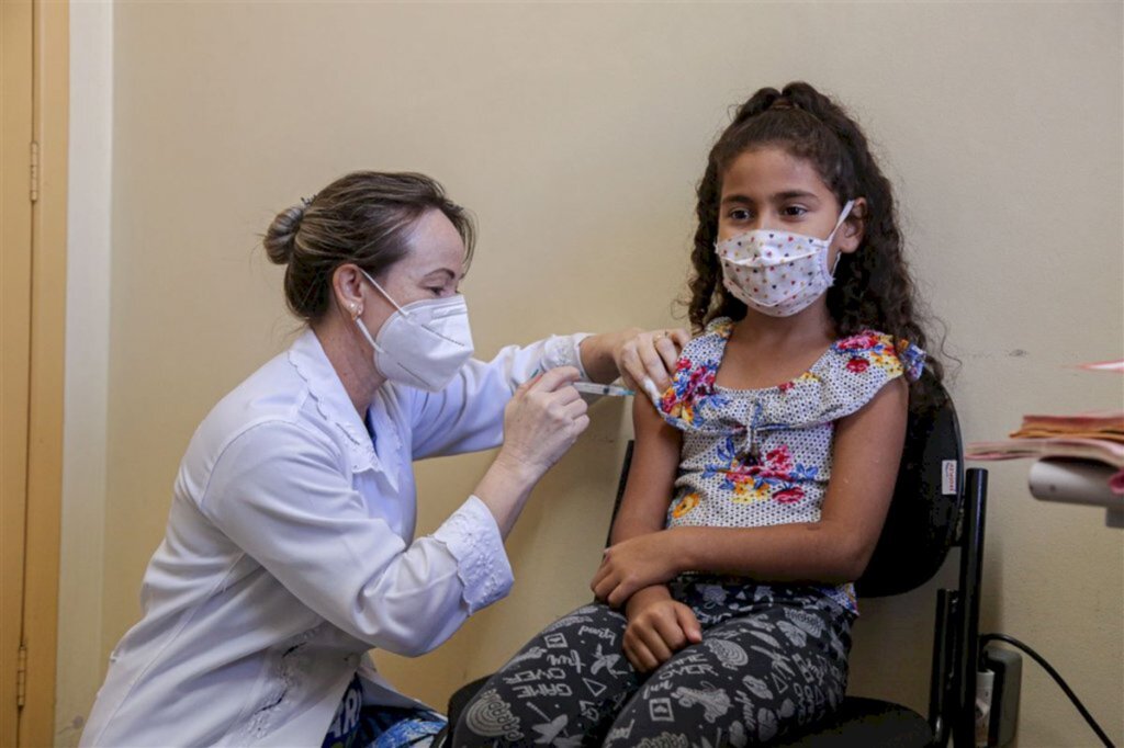 Mais de 40% dos santa-marienses entre 5 e 11 anos estão vacinados