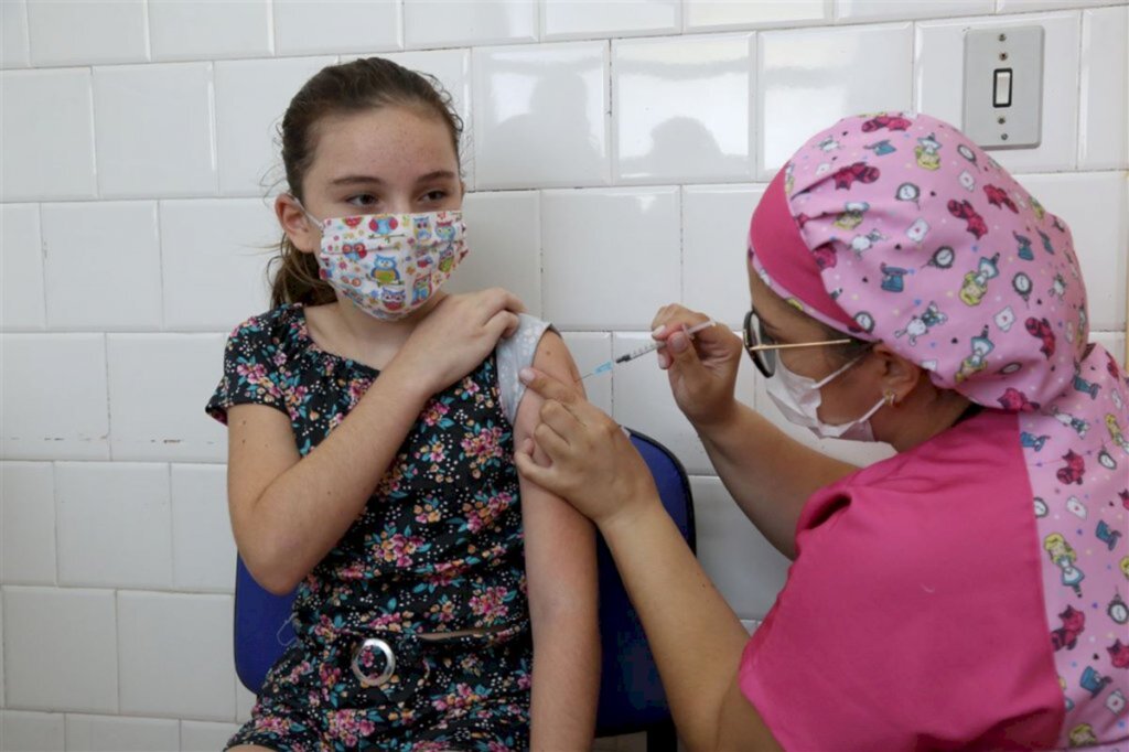 Santa Maria tem 11% de crianças vacinadas com primeira dose. Veja a situação na região