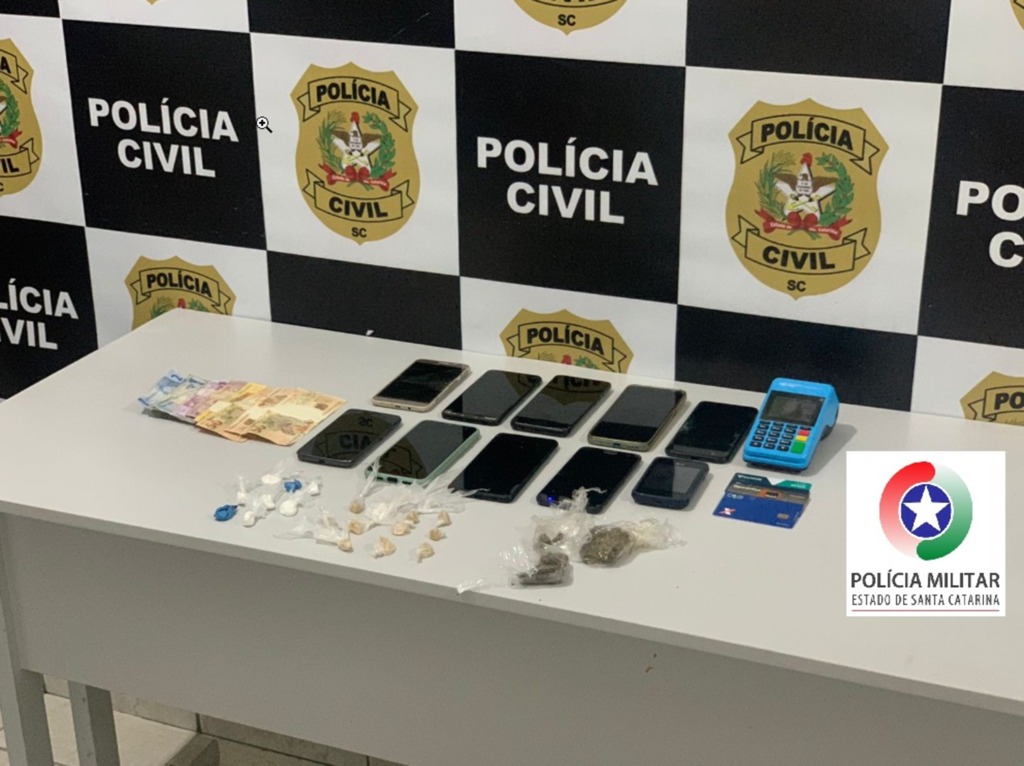 Ação conjunta prende traficantes em Timbó