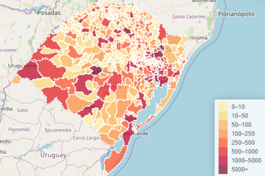 Boletim estadual registra mais 70 óbitos e 2.147 novos casos de Covid-19