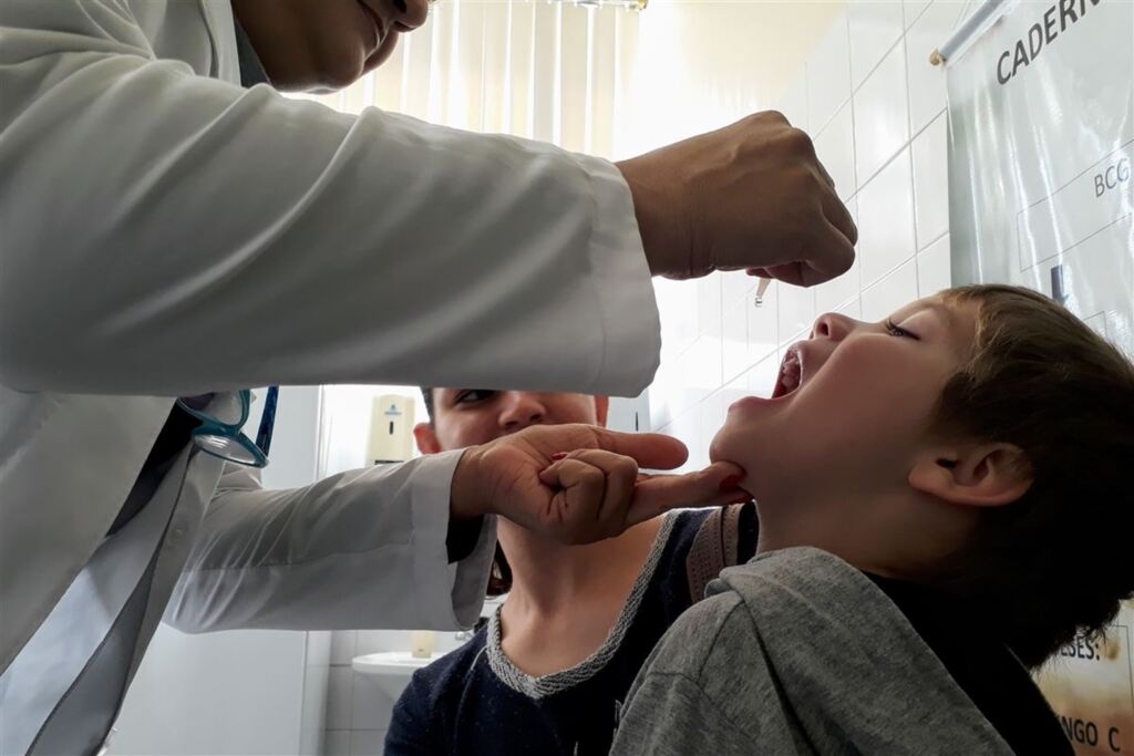 Santa Maria atinge 100% da meta de vacinação contra o sarampo e a poliomielite