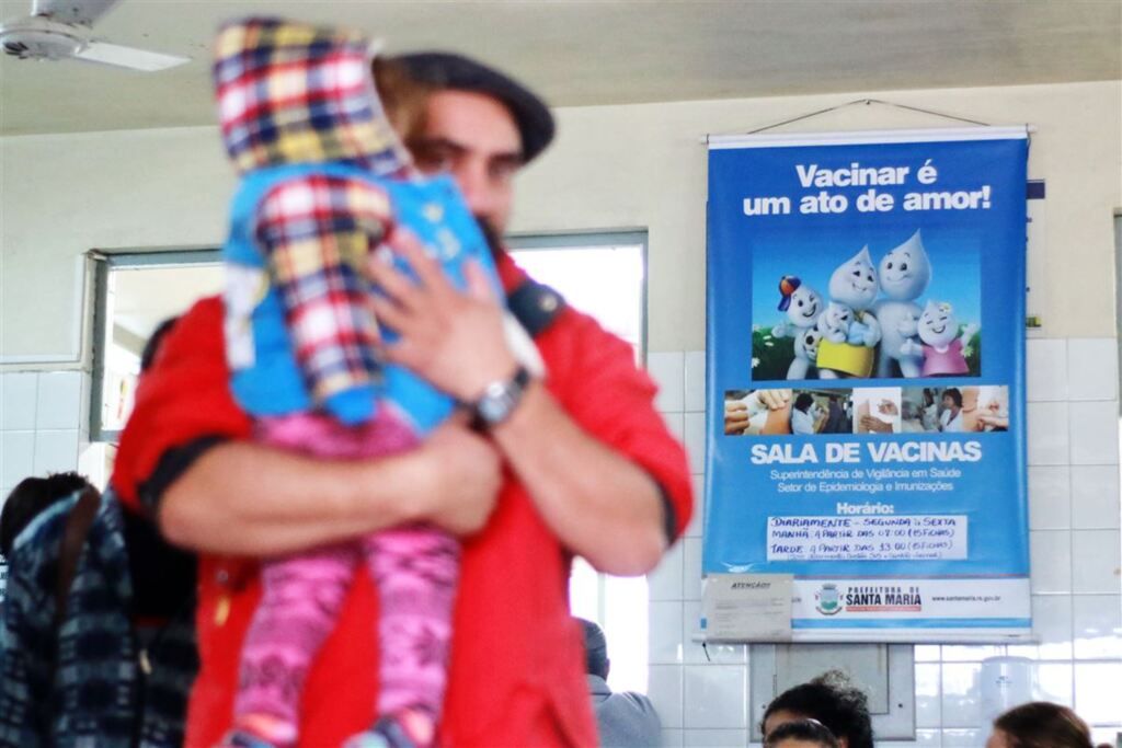Foto: Renan Mattos (Diário) - Em cada região de Santa Maria, há unidades de saúde  que abrem as salas de imunização tanto de manhã quanto à tarde