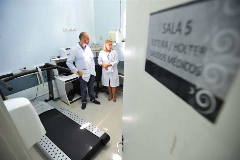 Fotos: Gabriel Haesbaert (Diário) - Os equipamentos irão ajudar no diagnóstico de doenças e exames de pacientes que são atendidos pelos Sistema Único de Saúde (SUS)