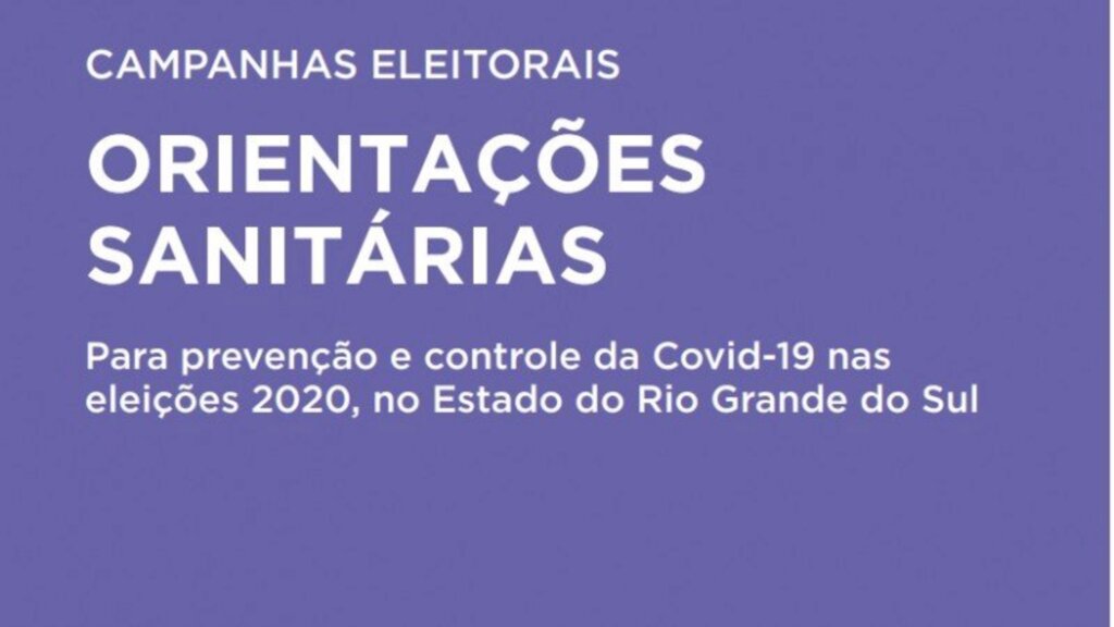 Cartilha dá orientações para prevenção a Covid-19 durante eleições