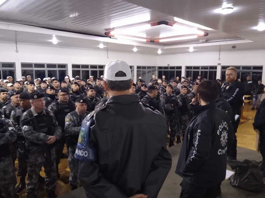 VÍDEO: operação contra o tráfico reúne 360 policiais em Cruz Alta e região