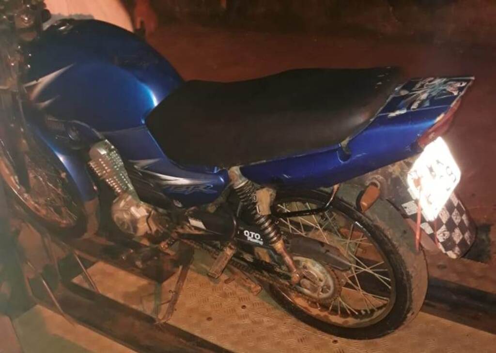 Motocicleta furtada em Alegrete é recuperada em Nova Esperança do Sul