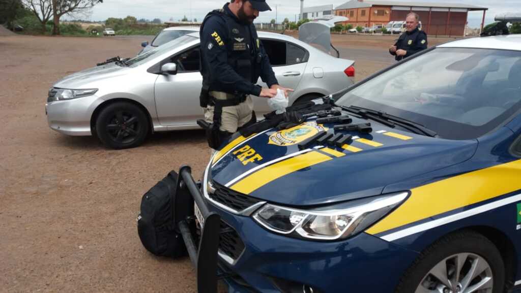 Cinco são presos com armas de uso restrito em Cruz Alta