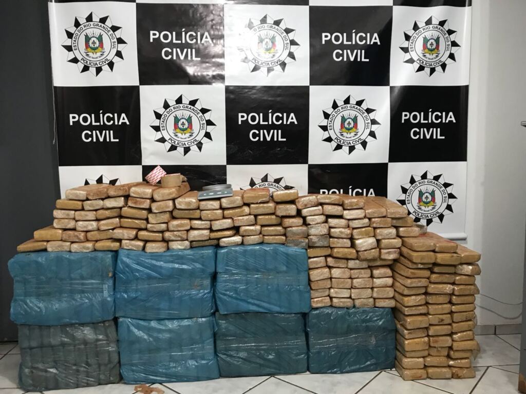 Foto: Divulgação - 354 kg de maconha apreendidos em São Luiz Gonzaga