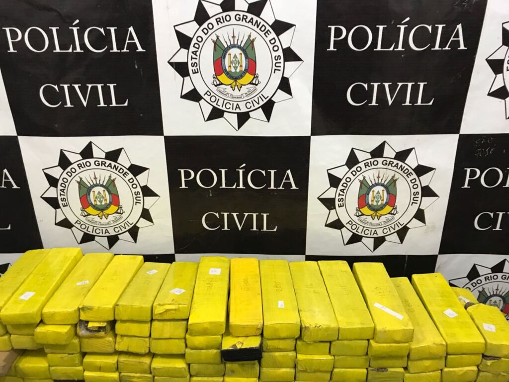 Polícia Civil apreende 67,5 quilos de maconha em Santa Maria