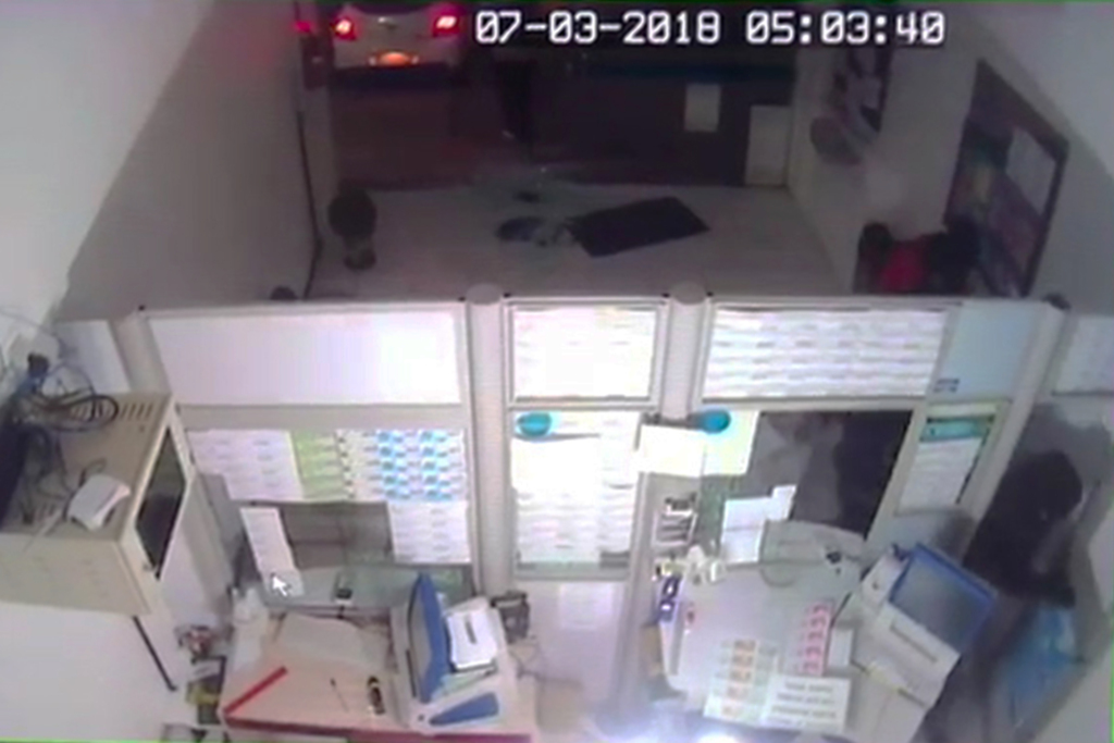 VÍDEO: imagens mostram bandidos invadindo lotérica e loja de Mata