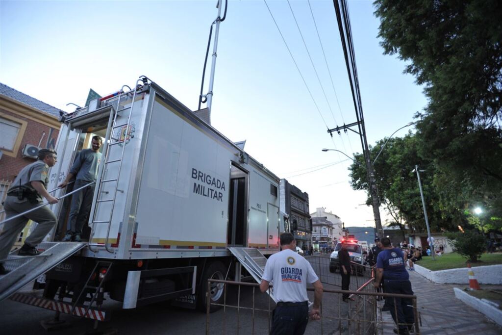 Foto: Fernanda Ramos (Diário) - Guarda Municipal e Brigada Militar já atua em conjunto em eventos como a Calourada Segura