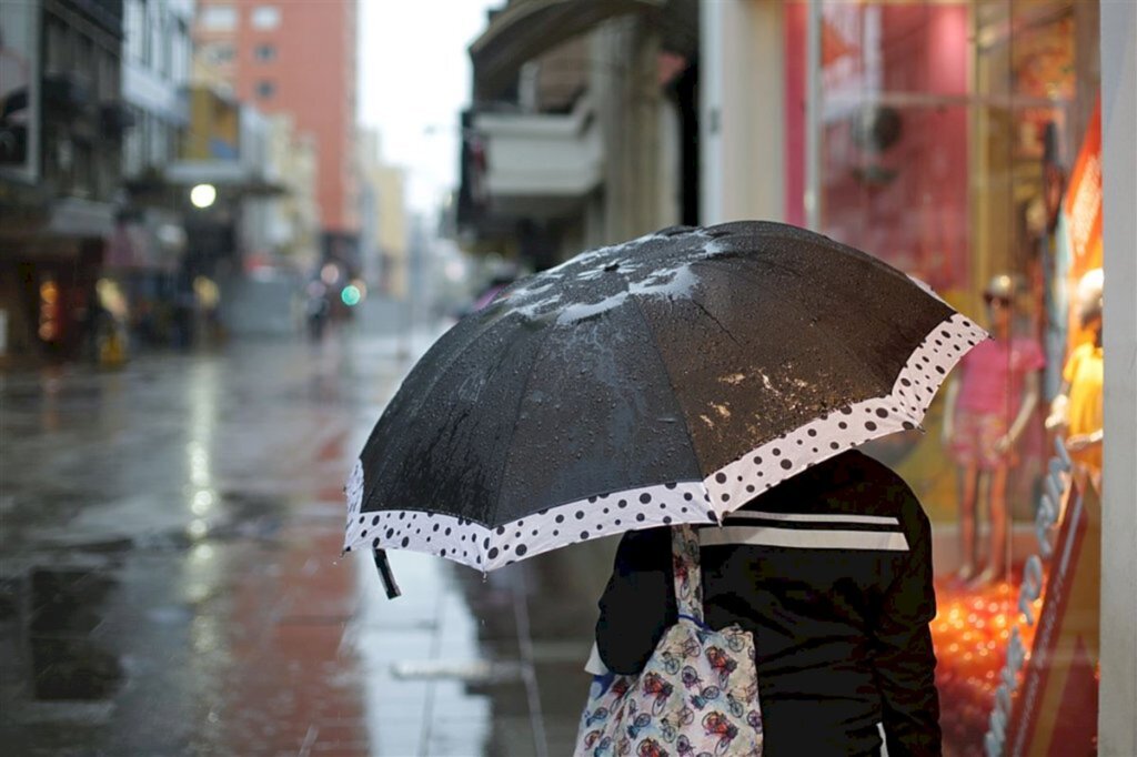 Final de semana começa com chuva em Santa Maria