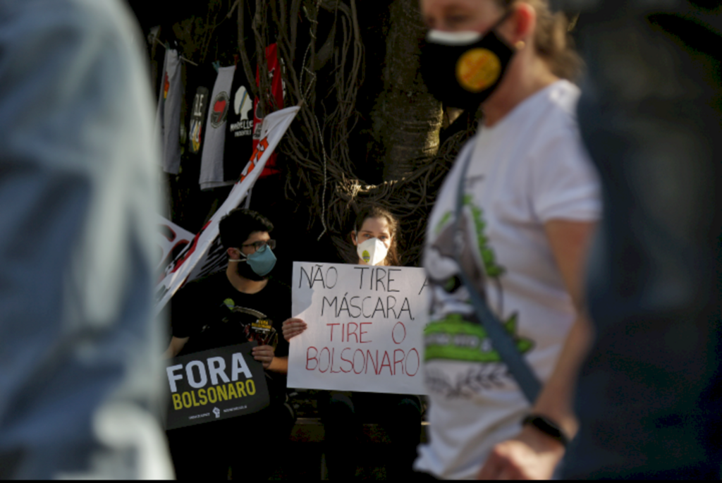 Sábado é marcado por protesto contra o governo do presidente Bolsonaro
