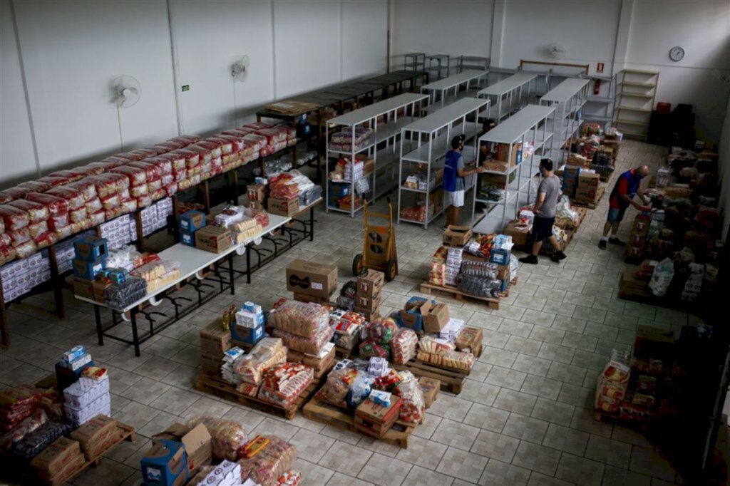 Com 20 toneladas, Banco de Alimentos tem recorde de doações em abril