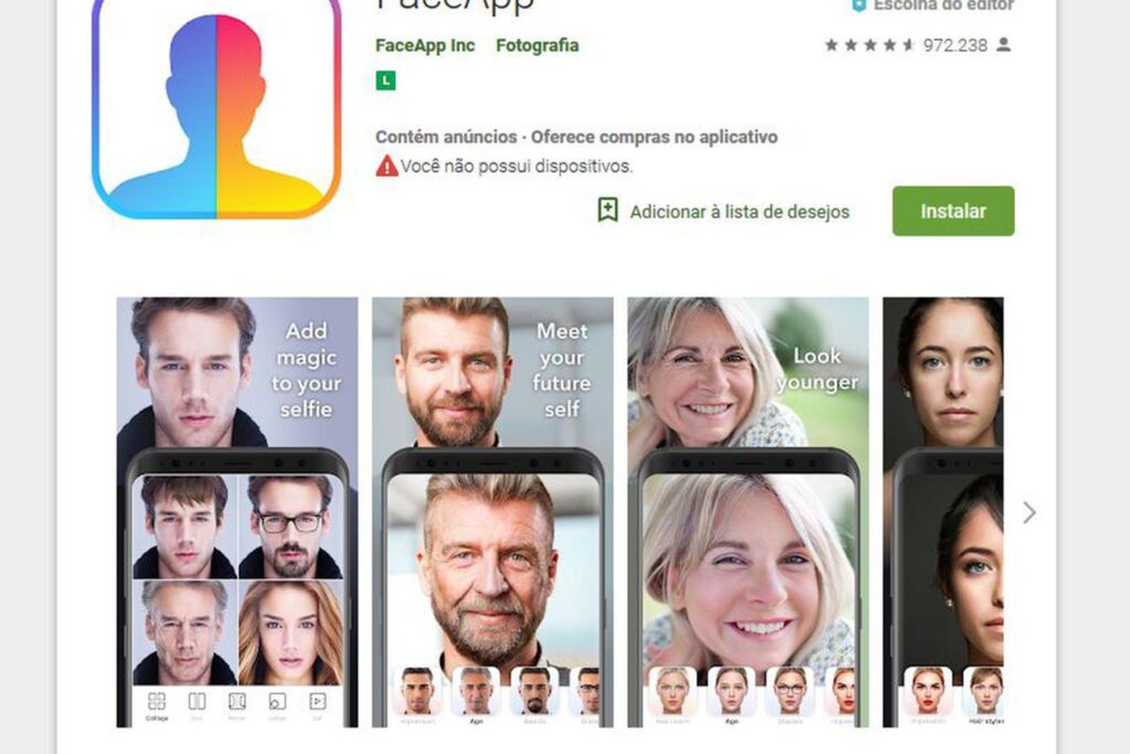 Novo golpe envolvendo app que envelhece engana milhares de pessoas