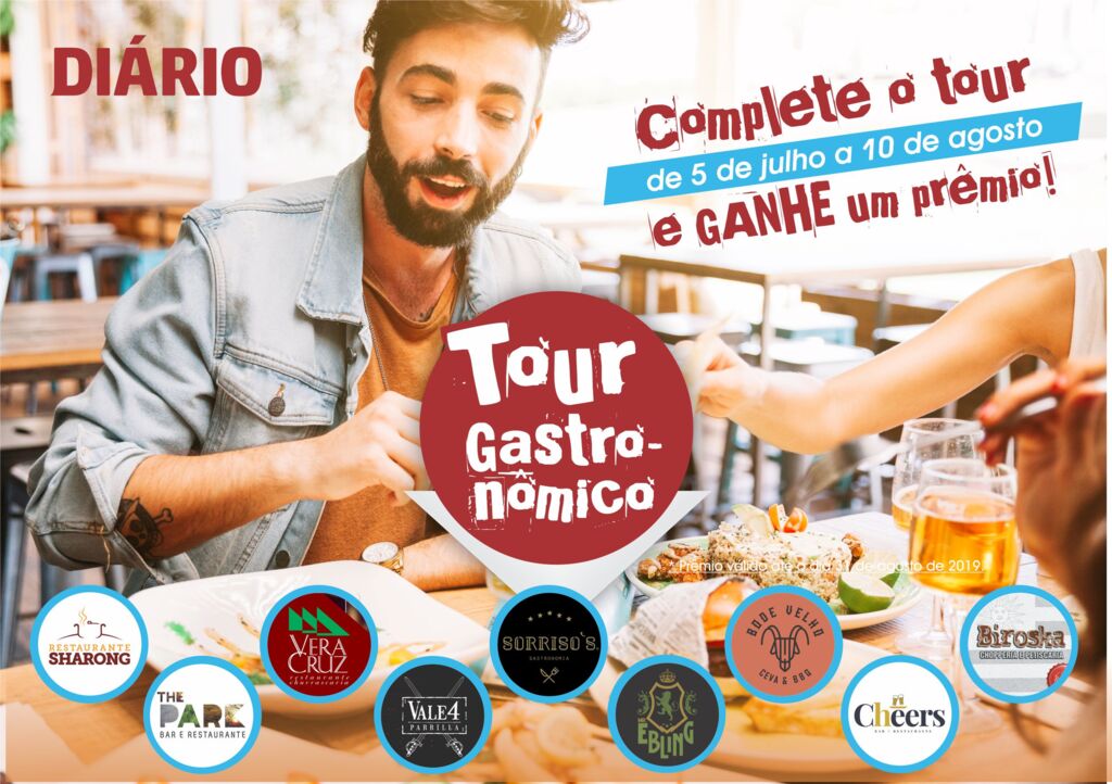Nove restaurantes participam do Tour Gastronômico promovido pelo Diário
