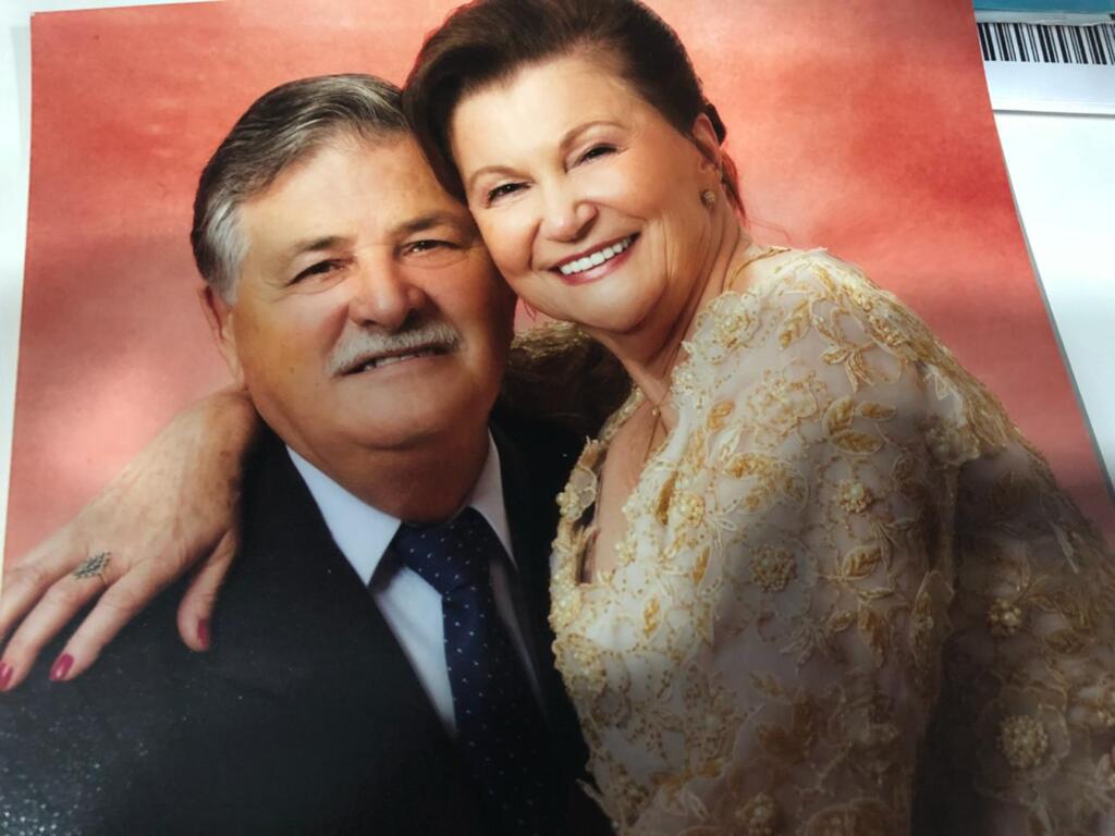 Foto: Arquivo Pessoal - Ivone e o marido Luiz estão casados há mais de 50 anos