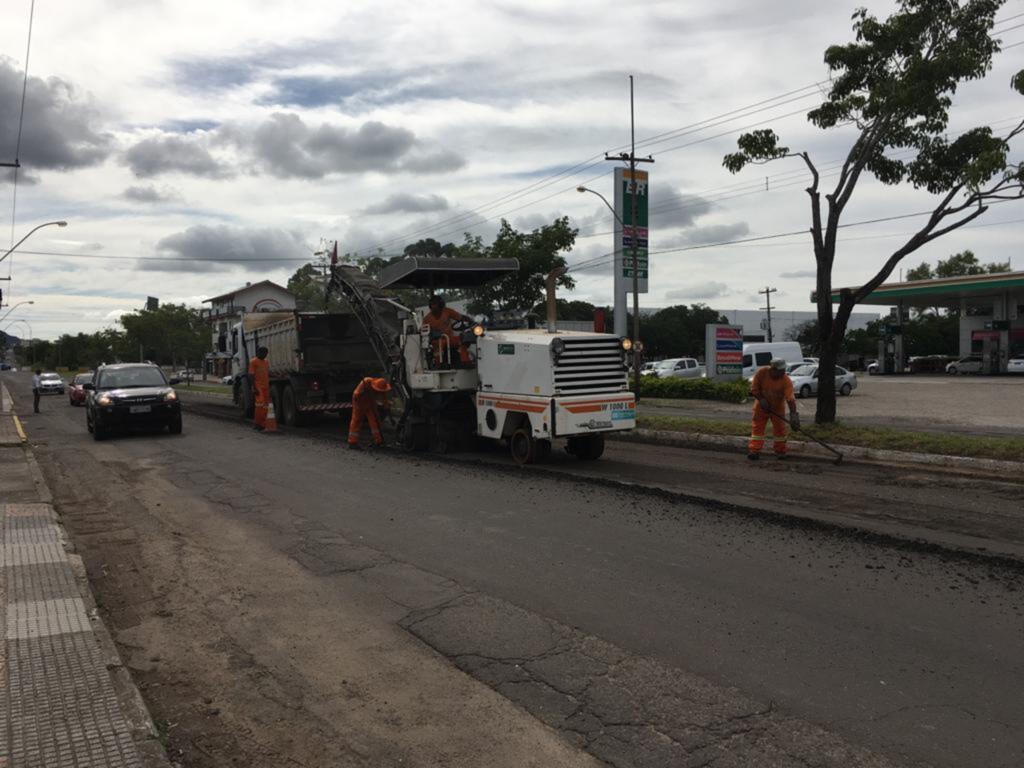 Obras de asfaltamento começam hoje em duas avenidas de Santa Maria