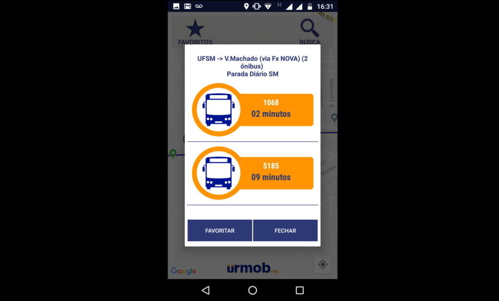 Aplicativo que informa em tempo real localização de ônibus ganha grade de horários