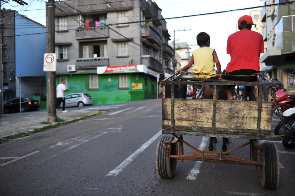 Foto: Lucas Amorelli (Diário) - Enquanto políticas públicas não avançam, cenas envolvendo carroceiros prosseguem