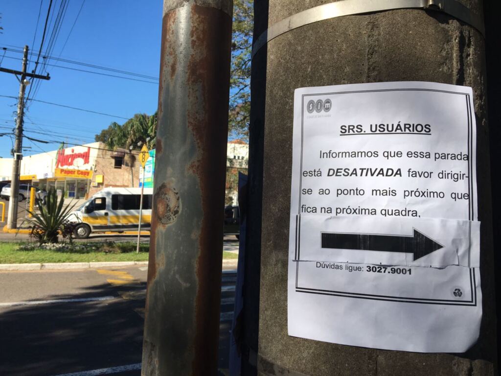 Prefeitura altera localização de paradas de ônibus na Avenida Medianeira