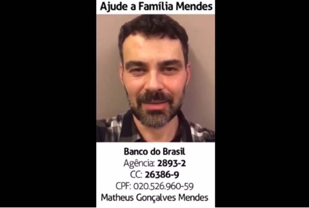 Ator grava vídeo pedindo apoio para família de pai e filho que foram assassinados