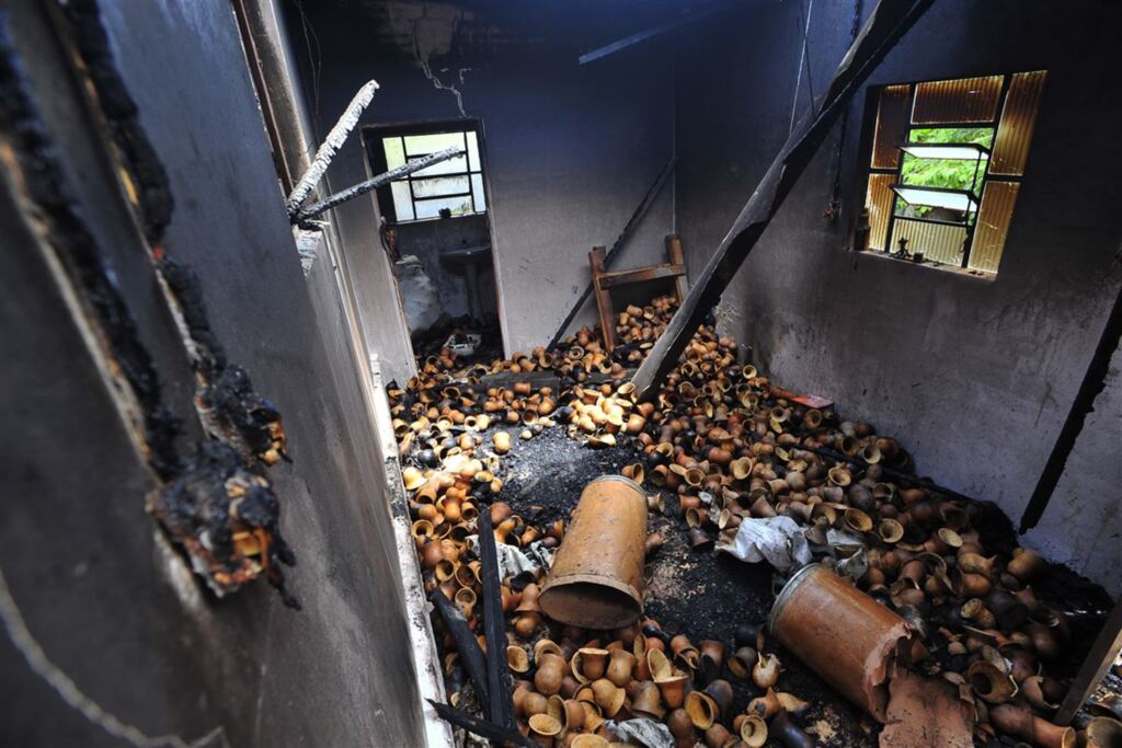 Incêndio destrói depósito de cuias em Santa Maria