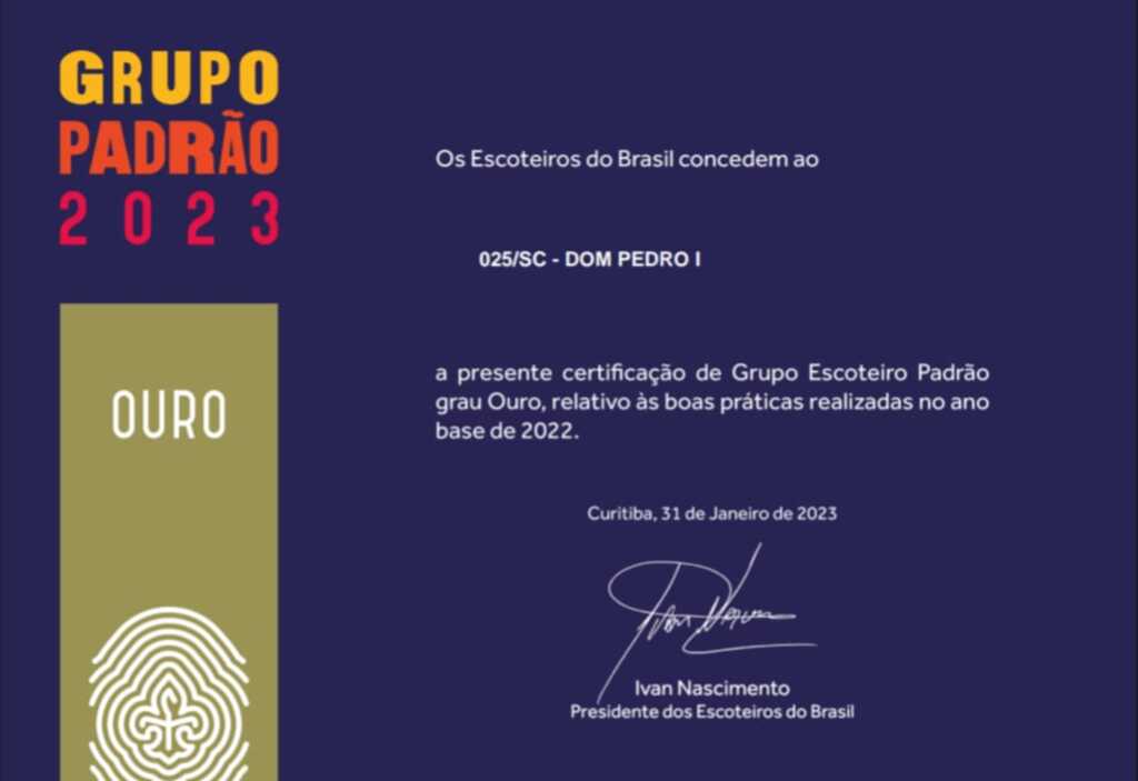 Grupo escoteiro do Iririú conquista pelo vigésimo ano certificação nacional