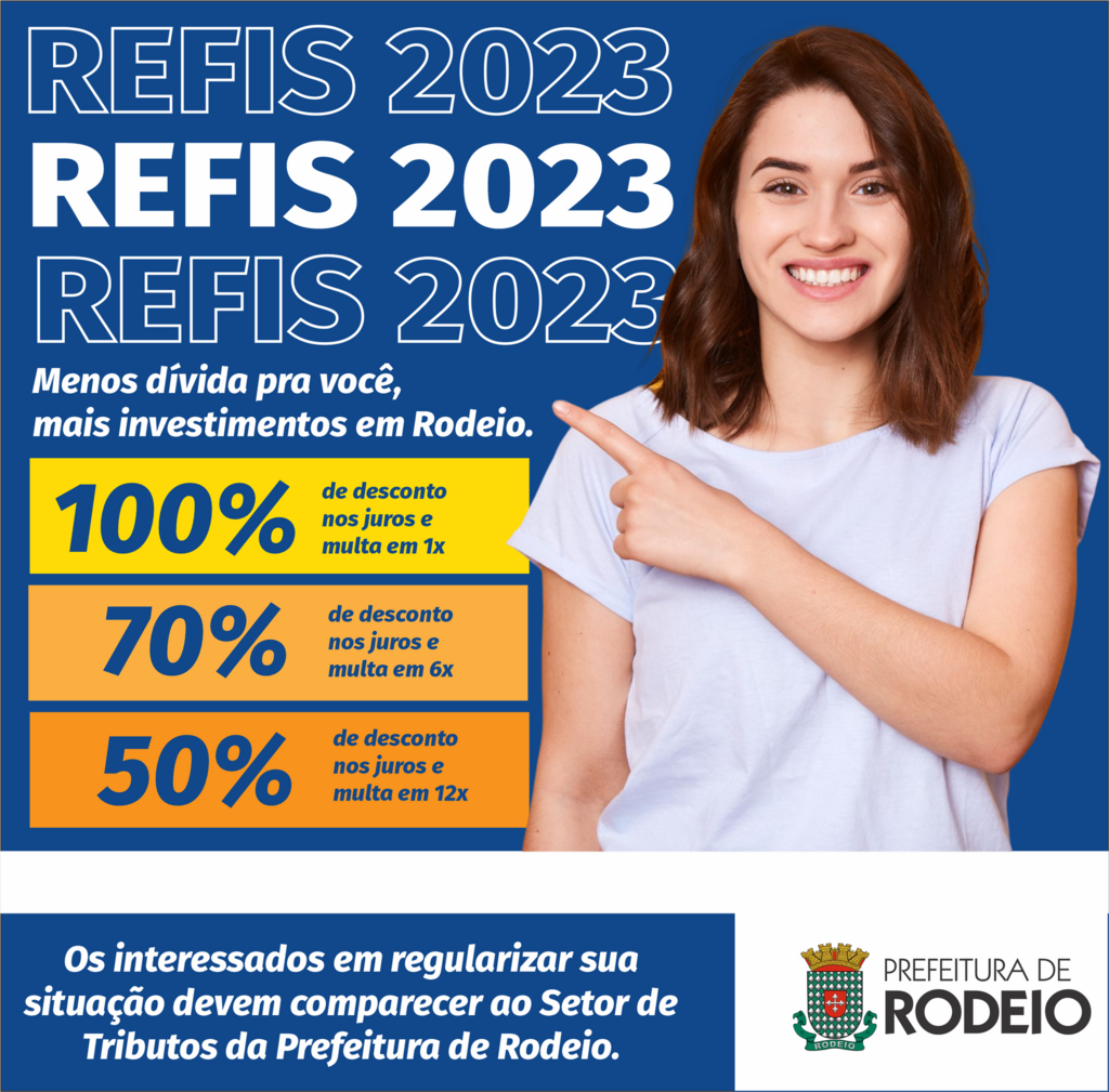 REGULARIZE SUAS DÍVIDAS COM A PREFEITURA - REFIS 2023